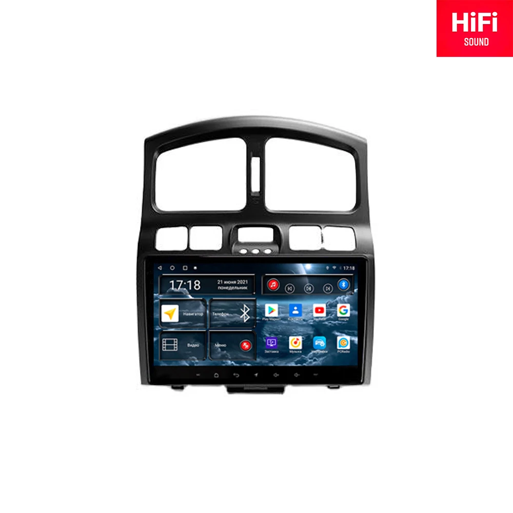 

Автомагнитола RedPower 75110 Hi-Fi для Hyundai Santa Fe 1-поколение, рестайлинг SM (08.2004-03.2006) DVD Player Screen Audio