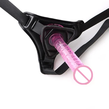 Women Leather Latex Sexy Exotic Panties Bondage Strapon Chastity Pants With Penis Set Fetish Body Harness Couples Flirting Toys 5