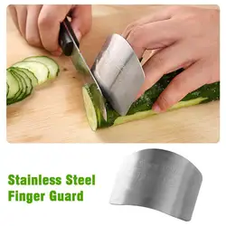 Kitchen Stainless Steel Finger Protector Guard For Safe Vegetable Cutting - Anti-cut Hand Protecter, Gadgets & Accessories