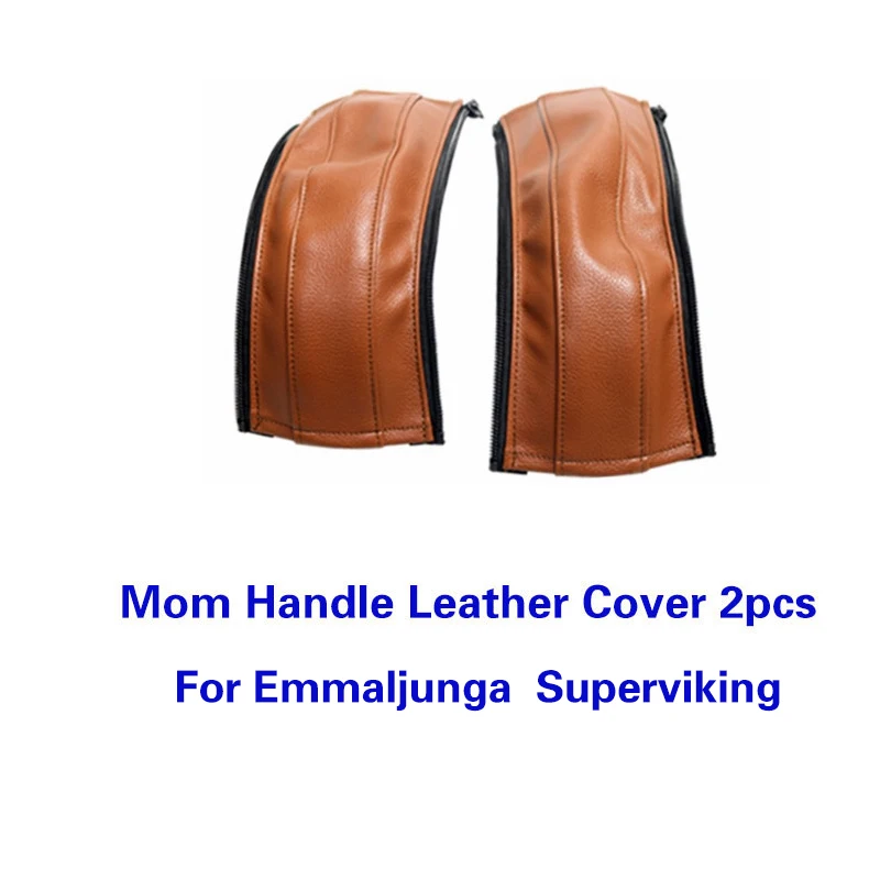 Leather Emmaljunga Star Supreme/Emmaljunga Superviking Stroller Handle Protective Cover Baby Accessories