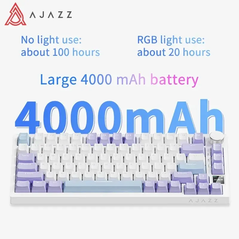 Ajazz ӿ  Ű,  ̸ Ű, PC ƮϿ Ŀ Ŷ, 82 Ű, Ak820