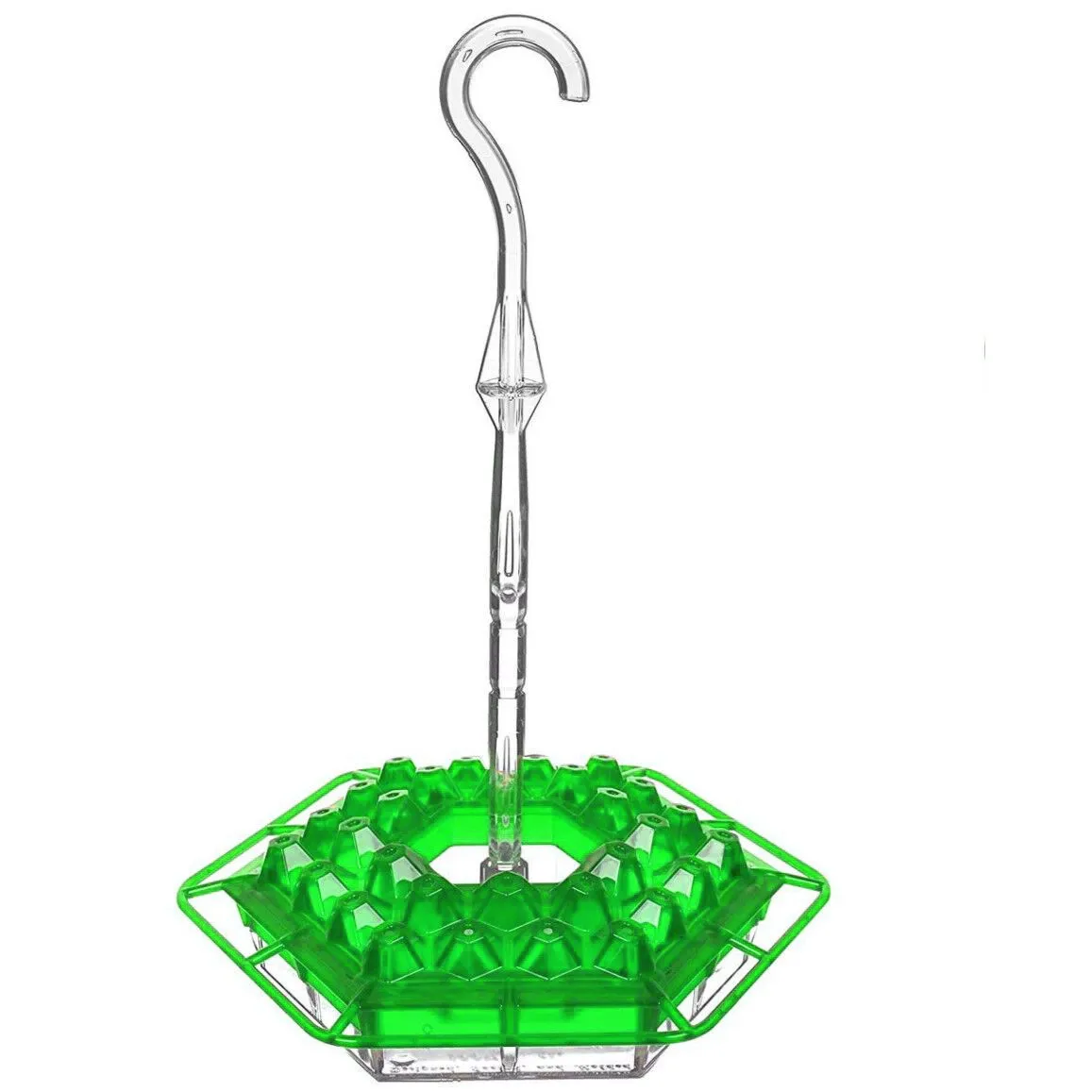 1pc Wild Bird Feeder Hanging Hexagonal Bird Feeder with Hook Hummingbird Feeder Garden Bird Feeder Pet Forest Water Dispenser