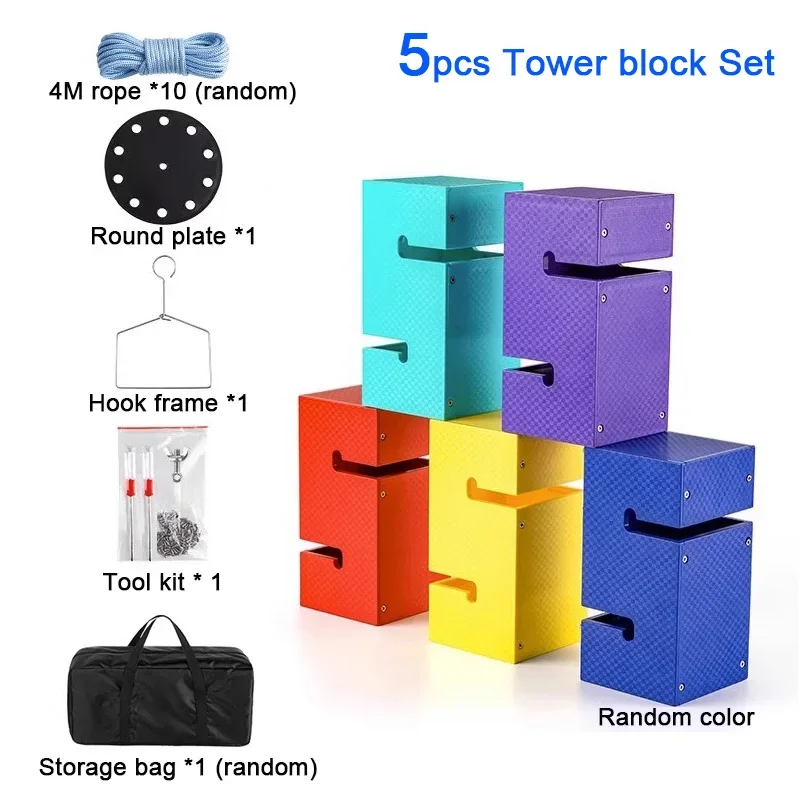 5pcs Tower block set