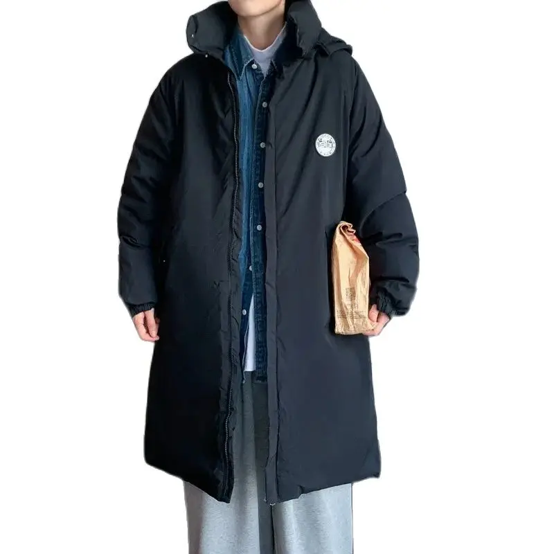 

Men Cotton Padded Winter Jacket Men New Windbreaker Warm Fashion Hooded Jacket Coat Windproof Soft Shell Stripe Jacket Men