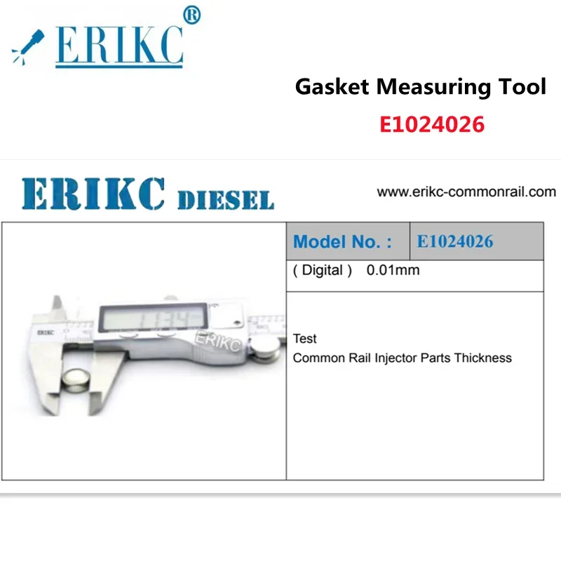 

ERIKC E1024026, запчасти для форсунок, толщина электронного цифрового верньера, минимальное количество 0,01 мм или 0,0005 дюймов, цена, электронный цифровой