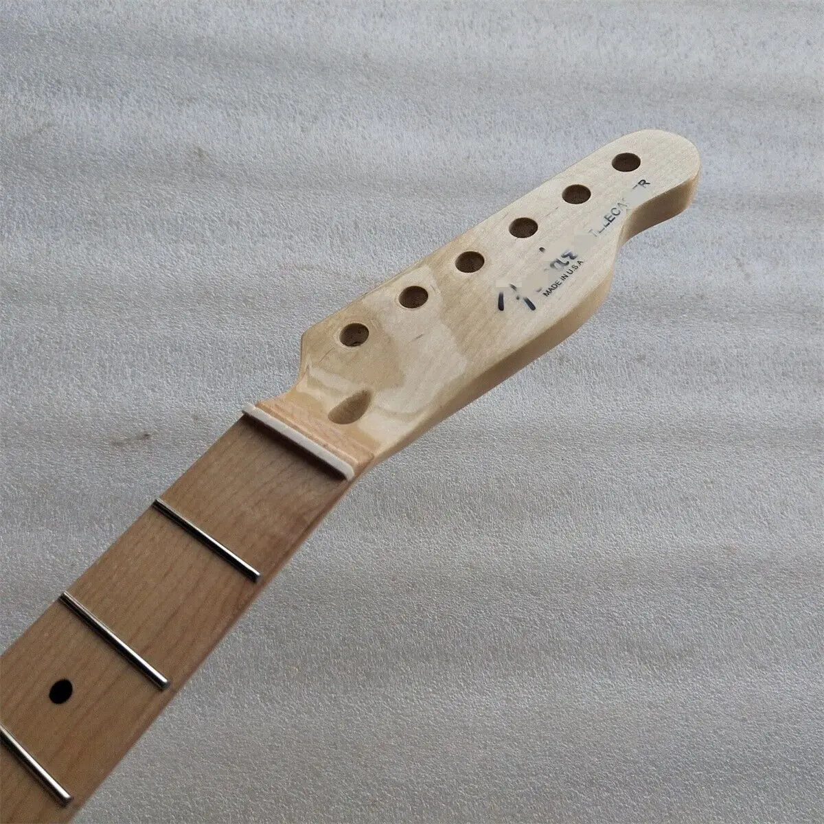 

Tele Style Guitar neck part maple 24 fret maple Fretboard dot inlay Gloss