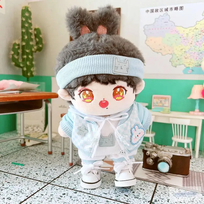 4 types 20cm doll clothes overcoat Sweater pants shoes dolls