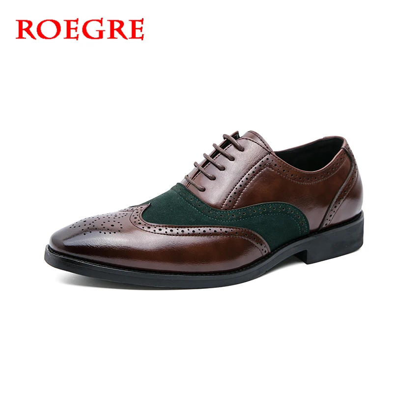 

Brogue Shoes Men Formal Italian Brand Business Shoes Men Oxford Shoes Leather Coiffeur Dress Elegant Shoes For Men Wedding shoes