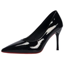 

Women's High Heels 2022 New Workplace Fashion Red Sole High Heels Pointed Toe Stiletto Commuter Black High Heels Women's Shoes