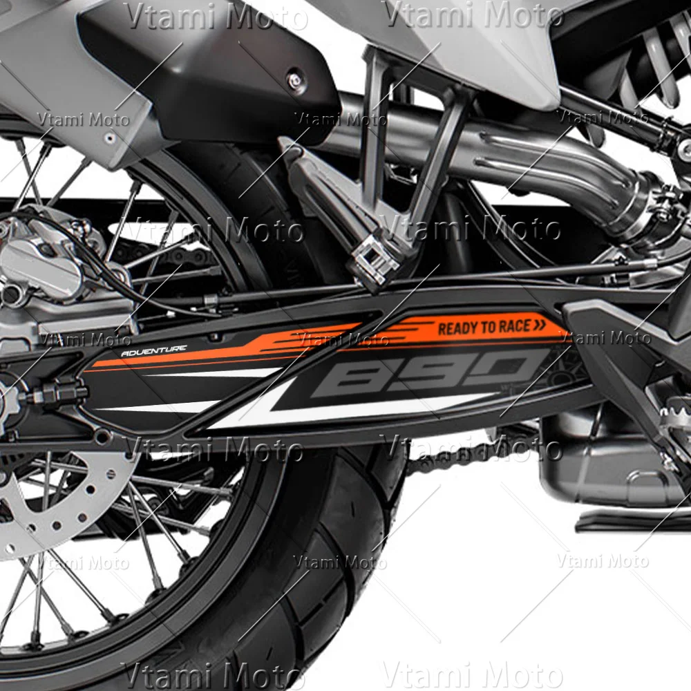 KTM Duke 790 890S 890R 890GP 어드벤처 790 890 Adv 오토바이 스윙 암 스티커 회전 샤프트 보호 데칼 방수