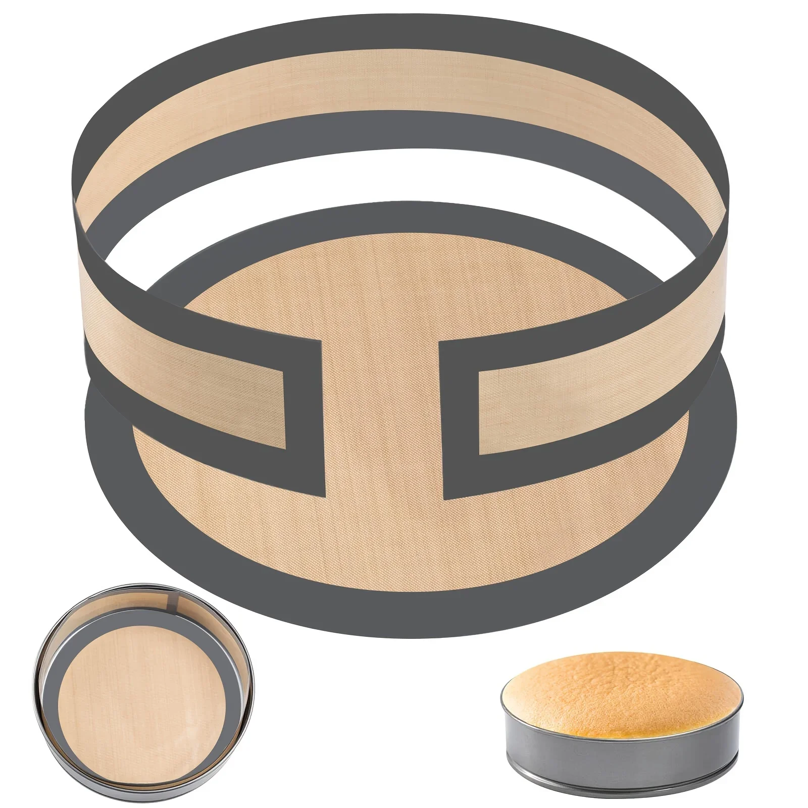 وسادة خبز من السيليكون مناسبة للجزء السفلي المسطح...