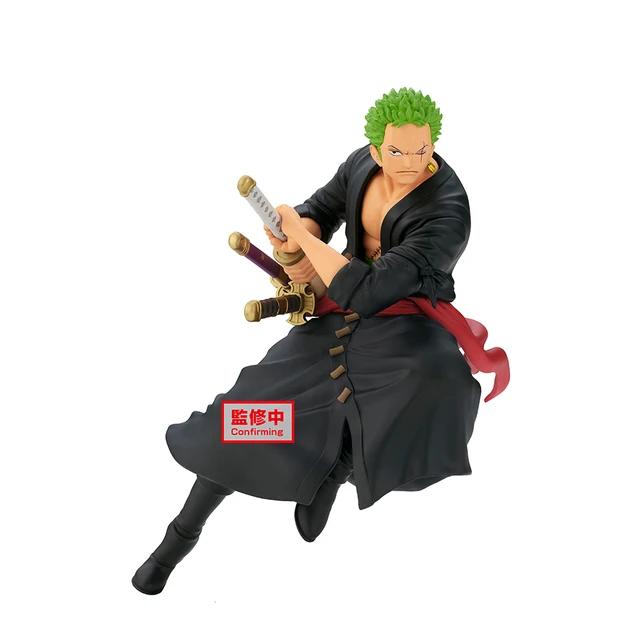 Bandai Genuíno Uma Peça Dxf Roronoa Zoro Terra De Wano Figurine