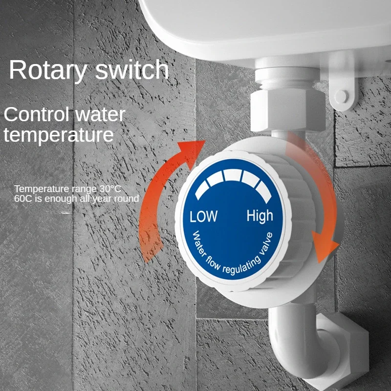 3000W Electric Thankless Mini Instant Hot Water Heater bathroom Faucet Tap Heating 3 Seconds Instant Heating Machine electric water heater