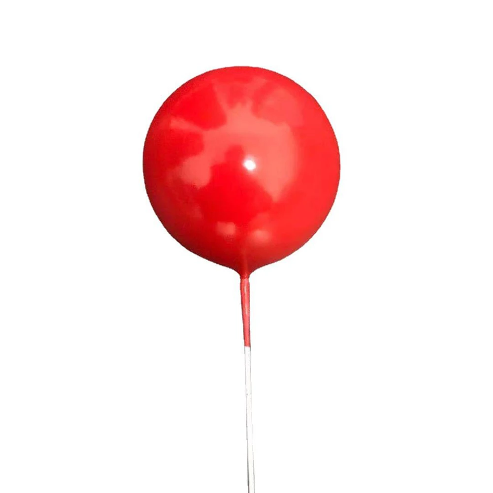20 stücke Ball Für Kuchen Topper Geburtstag Neue 2/2,5/3/4 cm Weiß/gelb/schwarz/lila/rot Kuchen Topper Cupcake Topper Für Kuchen Dekor – Detail 4