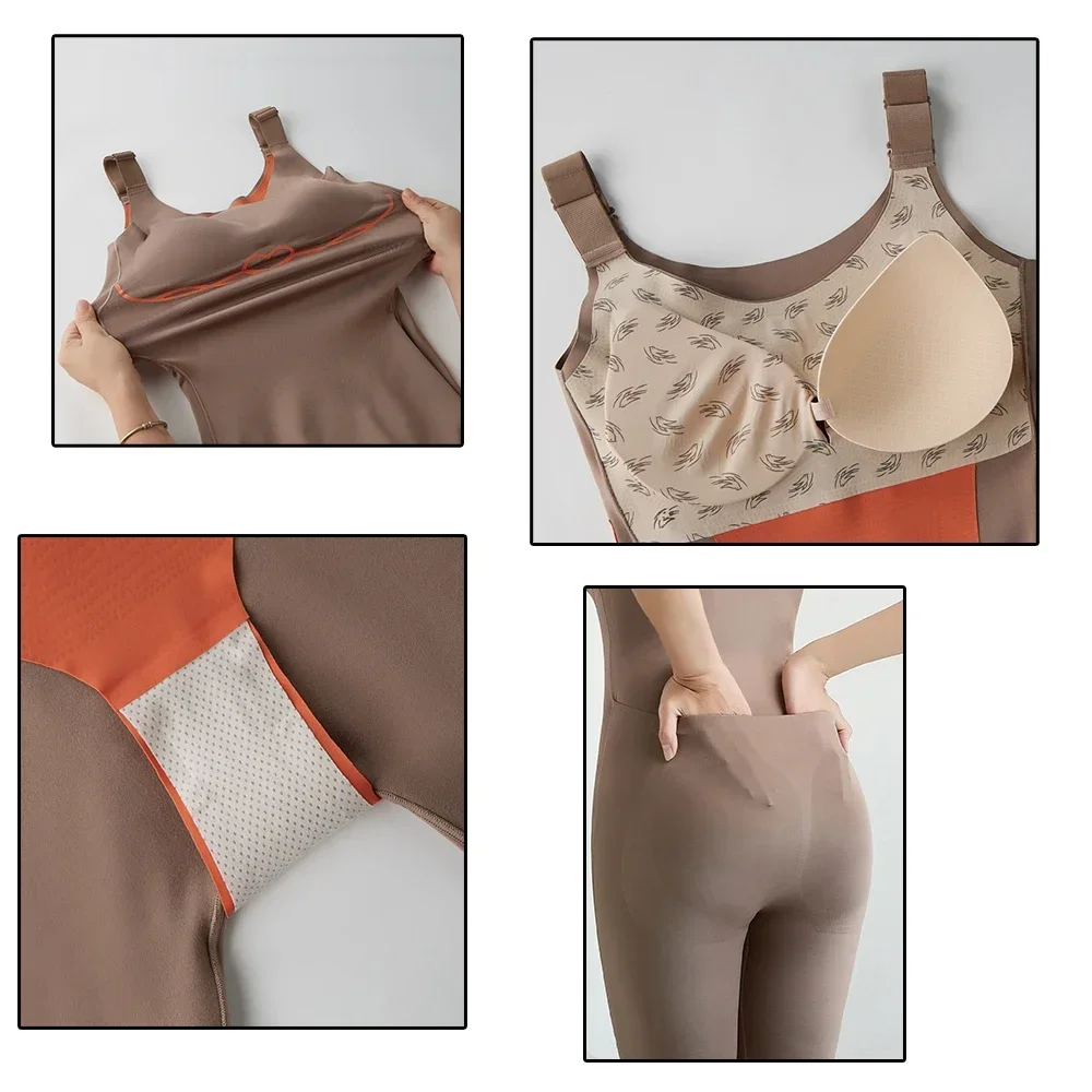 Bodysuit Shapewear Women Tummy Control High Compression Reducing and Shaping Bodysuit Full Body Shaper