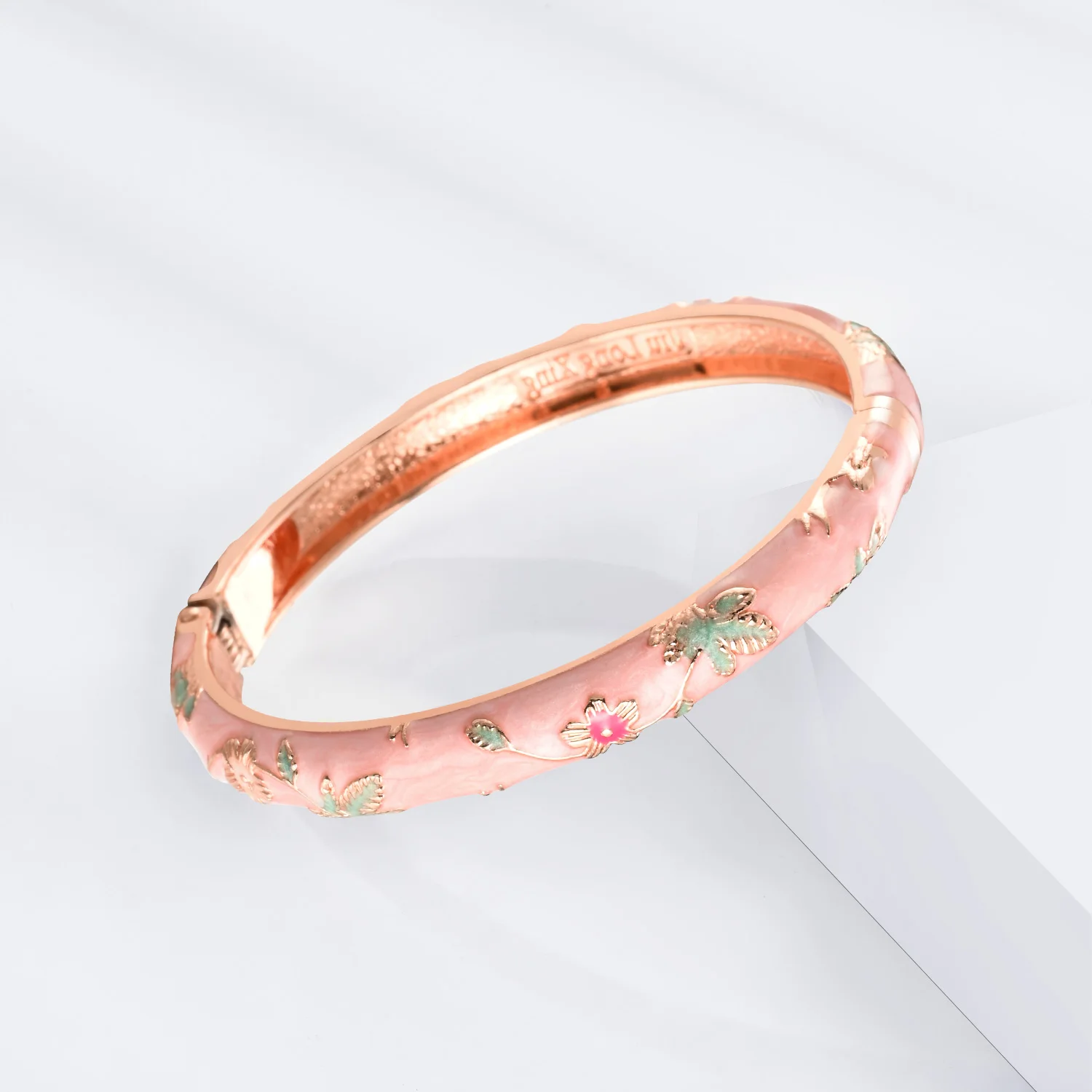Elegant Blue Enamel Cloisonne Bracelet – Perfect Gift