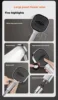 Xiaomi High Pressure Shower Head 13cm Large Panel 3Modes Massage Shower Head With Filter Element Bathroom Accessories Shower Set 5