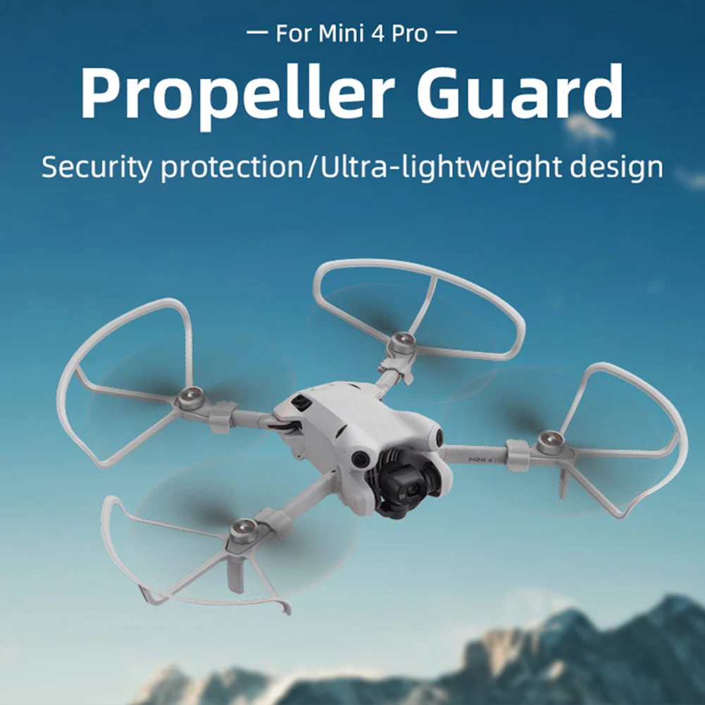 Propeller Guard Quick-Release Propeller Guard Ring Prop Blade Protectors Drone Accessories For DJI Mini 4 Pro Drones