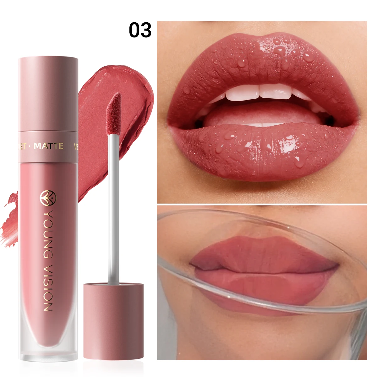 Velvet Matte Liquid Lipstick Set - 8 Long-Lasting Shades for Bold & Beautiful Lips