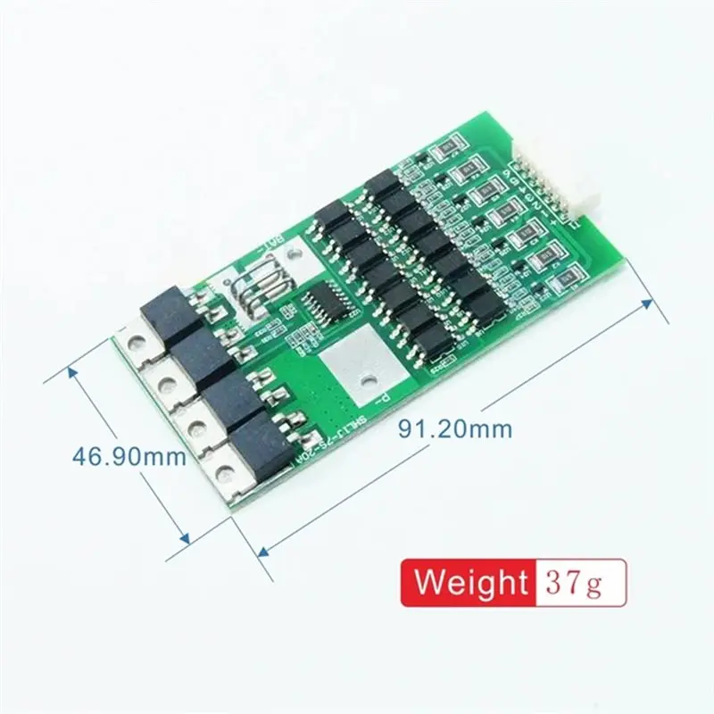 【전자 액세서리】7S 20A 24V 과충전 보호 기능이 있는 리튬 18650 배터리 보호 보드