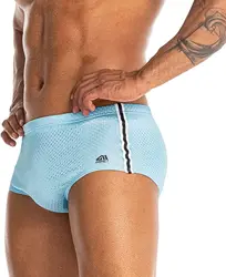 AIMPACT Mens Drag Suit Poly Mesh Training Swimwear Square Leg Swimsuit