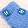 Knitted Thick Thermal Half Finger Gloves Women Men Winter Outdoor Warm Wool Driving Fingerless Glove Touchscreen Mittens 5