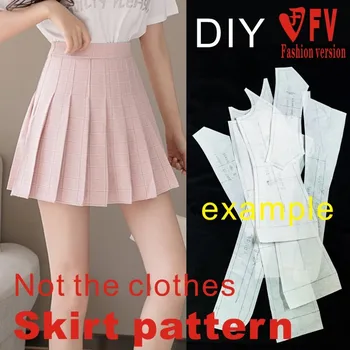 Women’s Pleated Skirt Pattern 1
