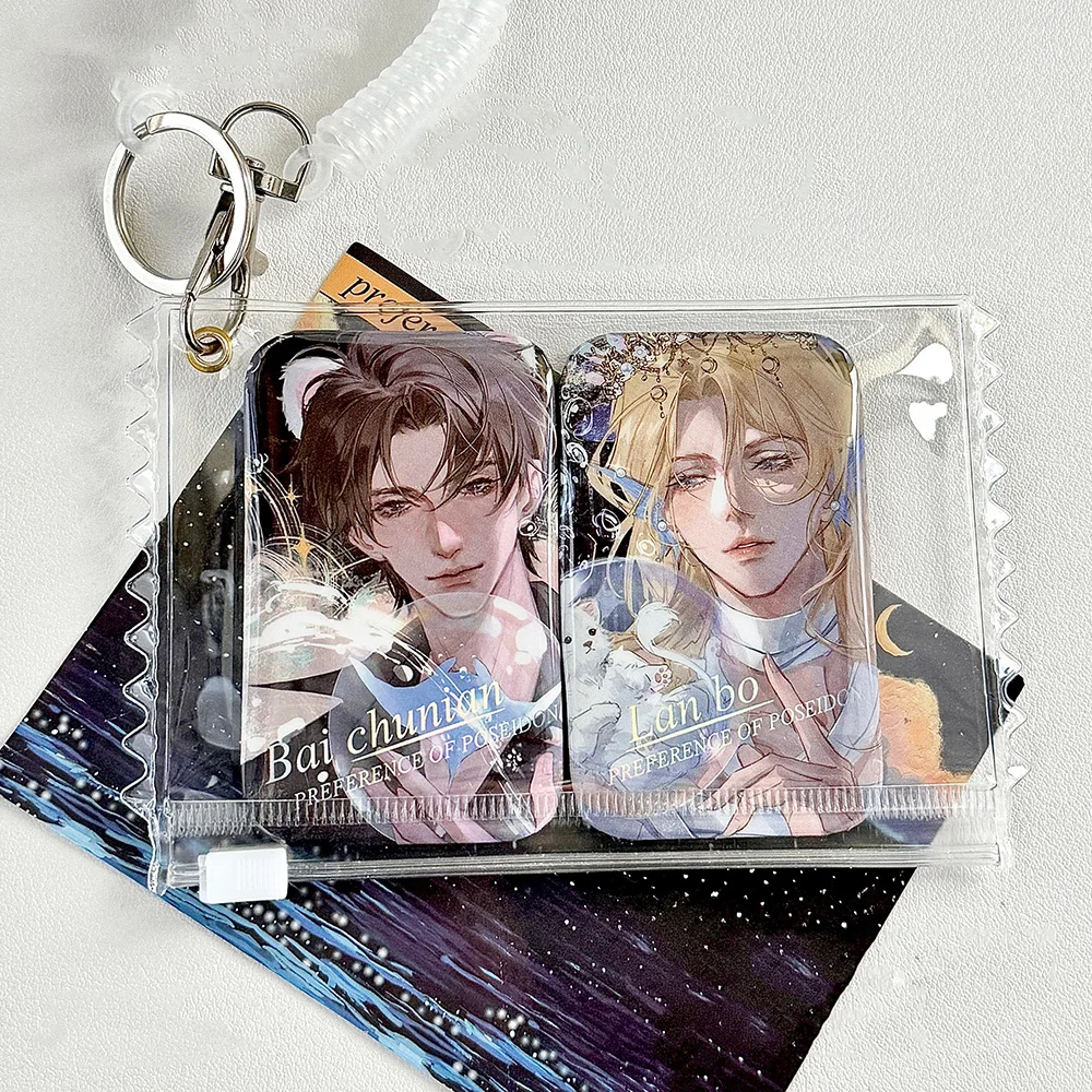 INS Transparent Candy Bag Idol Photo Card Holder Card Holder Card Protector Idol Card Protector Photo Card Holder High Definition DIY Card Sleeves Badge Organizer Display Bag