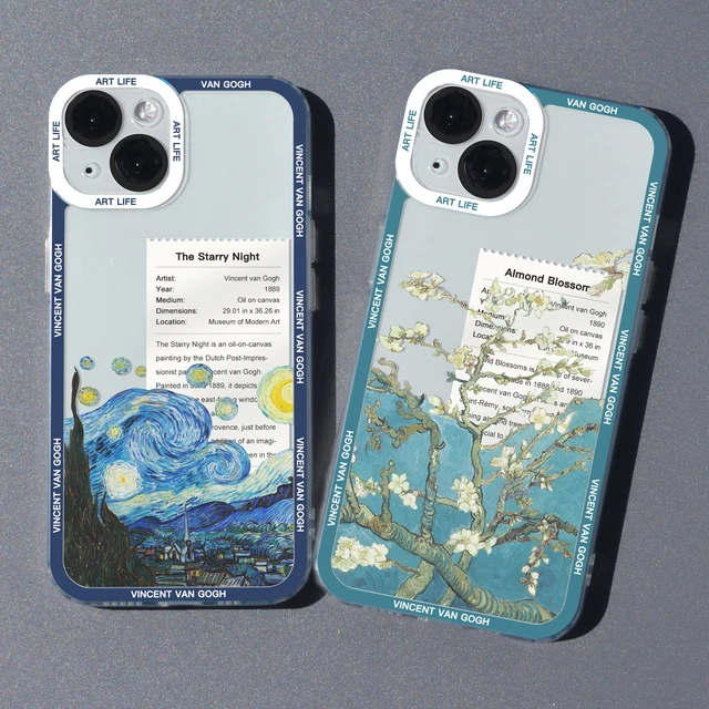 Iphone 13.casevan Gogh Oil Painting Iphone Case - Dustproof Matte Cover  For 11/13/12 Pro Max