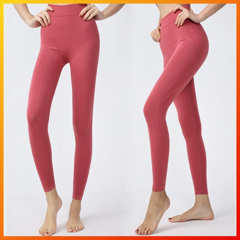 

With Logo Women Sexy Yoga Pants High Waist Elastic Lycra Running Fitness Leggings Fashion Casual Pants Gym Outdoor Sports Pants