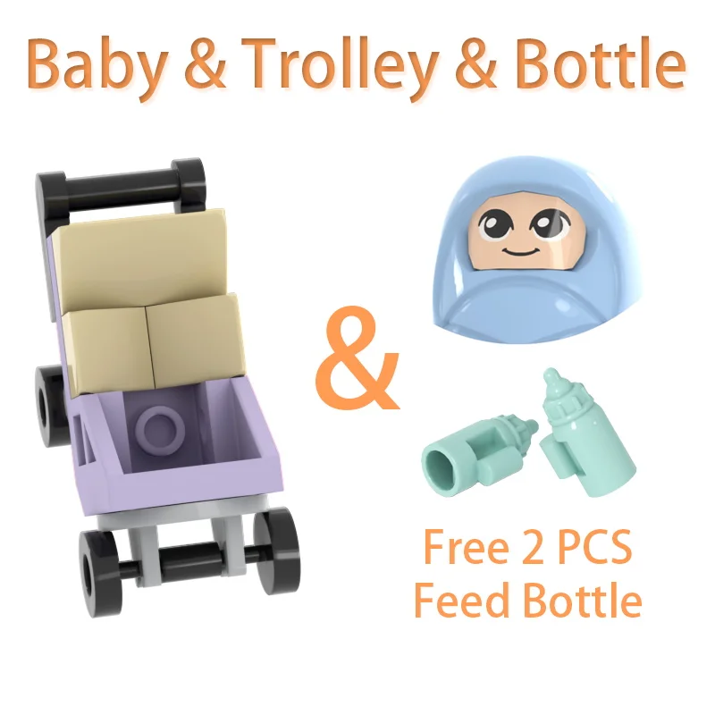 Adorable Infant Building Blocks Toy Set for Kids - Creative City Collection Gift