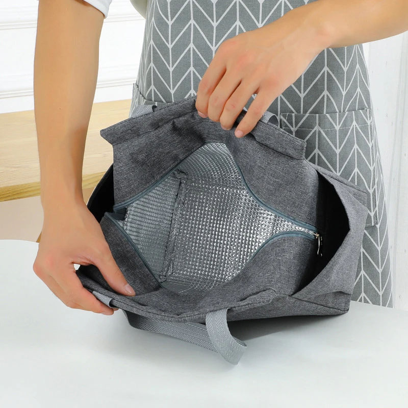 Premium Insulated Lunch Bag with Thermal Protection and Durable Oxford Fabric - 10L Capacity