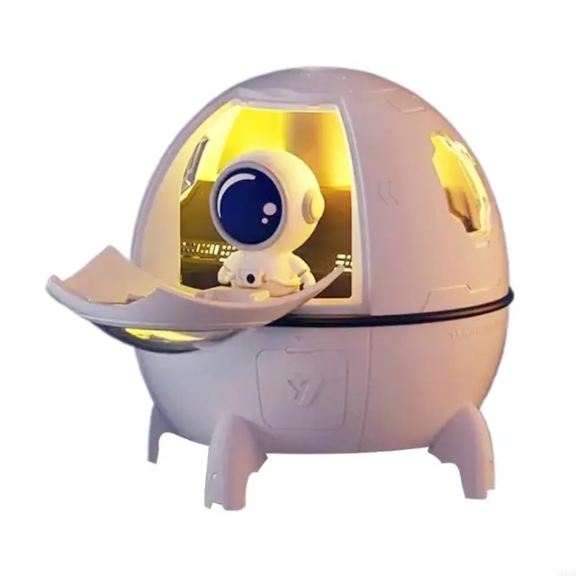 220ML Space Capsules Air Humidifier with LED Light USB Ultrasonic Cool N58D 3