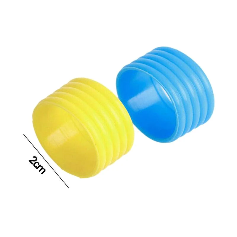 Tennis Racket Grip Rubber Ring Badminton Bat Overgrip Fix Flexible Bands Finishing Protector Outdoor Sports Red Blue White