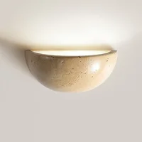 Designer's Cream Wind Yellow Cave Stone Creative Wall Light Bedhead Living Room Sofa Background  Home Decoration Travertine 1