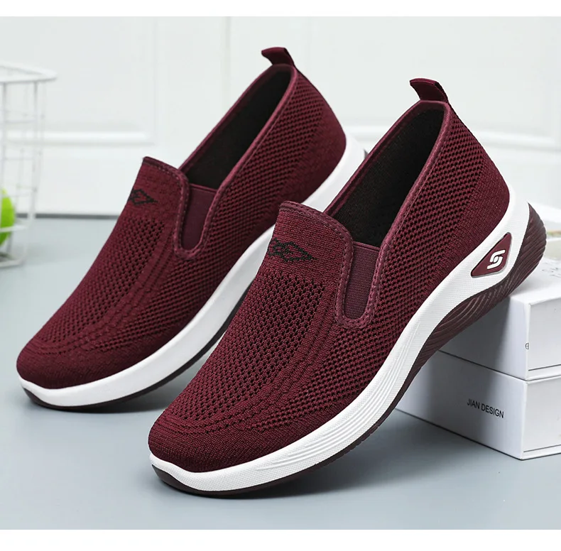 women's shoes, solid color soft women's single shoes, casual sneaker, Lightweight and comfortable shoes woman 2026