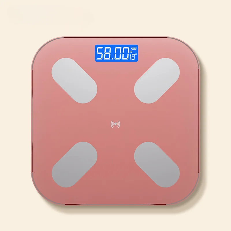 Intelligent Body Weight Scale Household Bluetooth Rechargeable Electronic Scale Human Body Weighing Healthy Weight