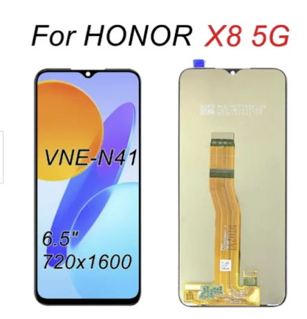 For HUAWEI HONOR X8 5G HONOR X6/ X6S 4G 2022 NO FRAME TOUCH LCD DISPLAY