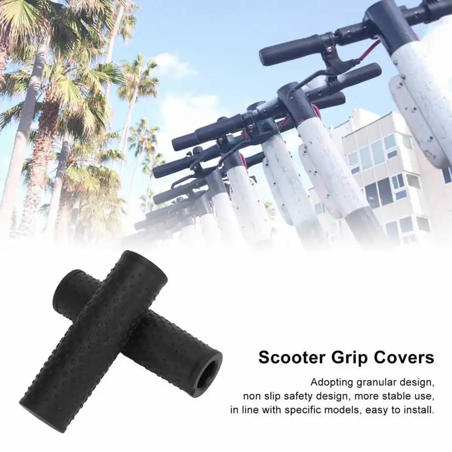 Rubber Electric Scooter Handle Grip Cover Rubber Scooter Accessories