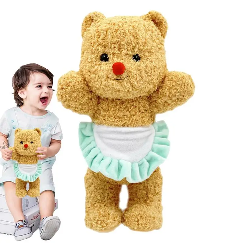 

Мягкий медведь, милая Спящая игрушка, 8,7 дюймов, медведь, мягкие игрушки, искусственные животные, кукла-животное для мальчиков и девочек