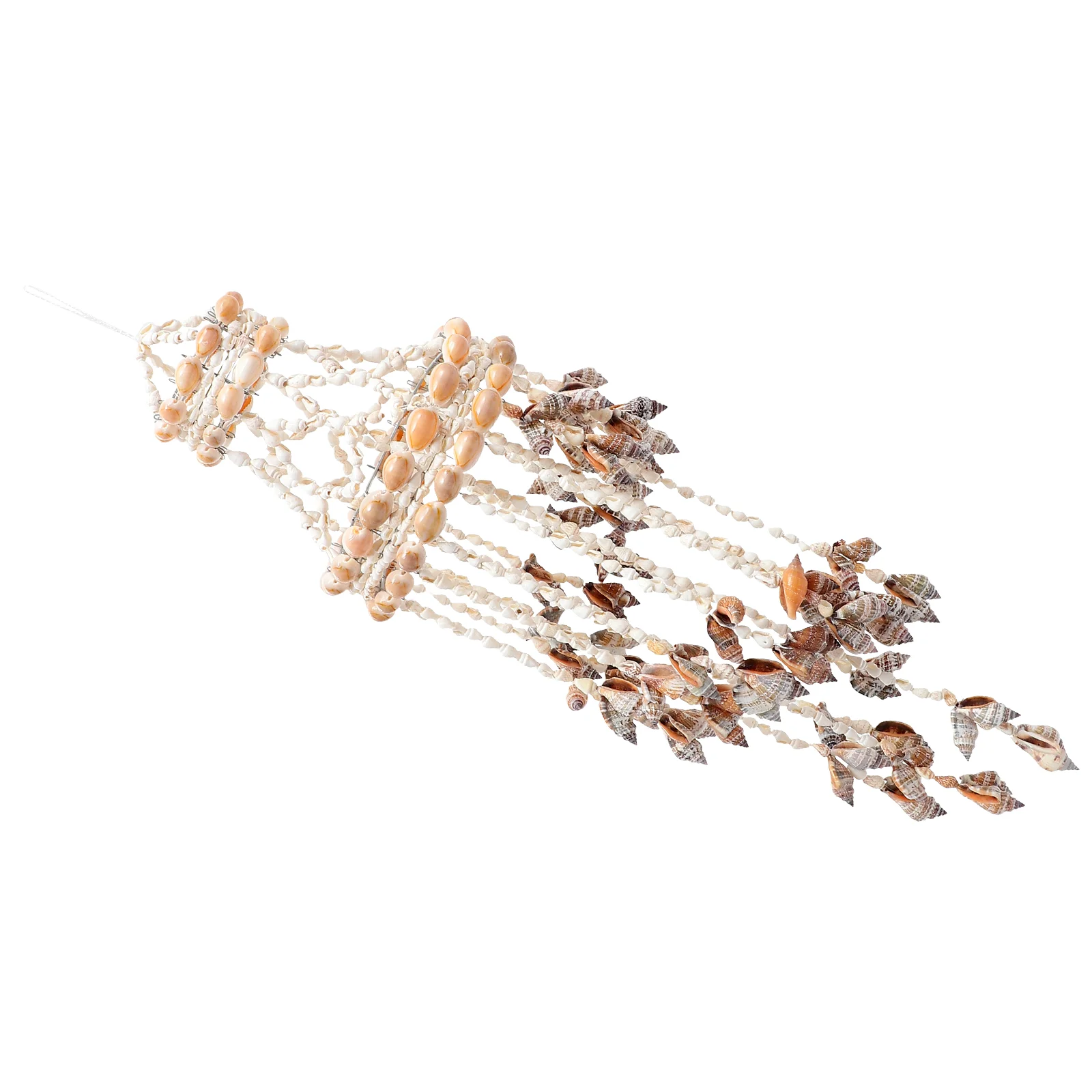 

Shell Wind Chime Hanging Ornament Natural Conch Shell Wind Chime Pendants Wall Hanging Pendant Random Seashell Decoration