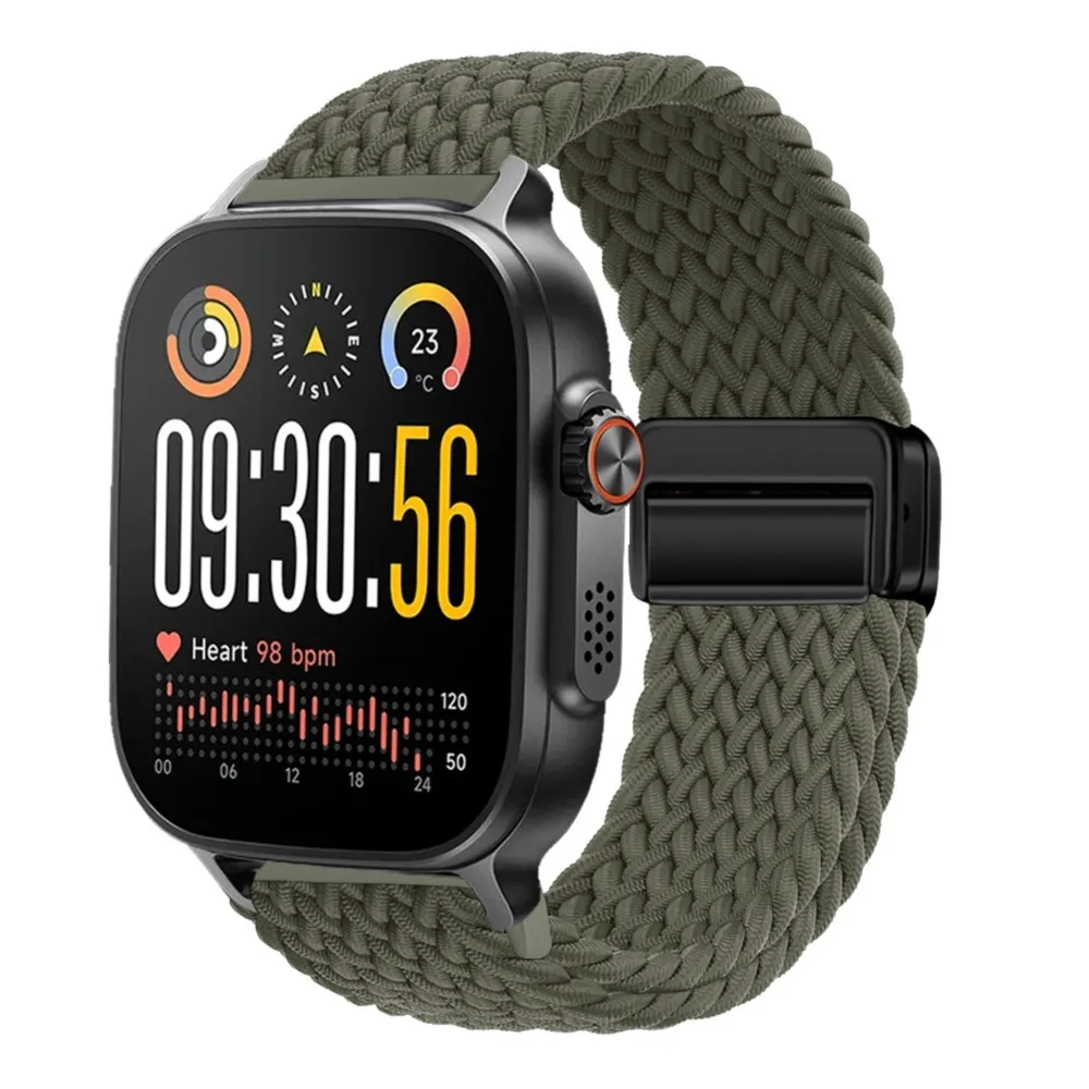 Braided Magnetic Wristband Strap for Smartwatches - Universal 22mm Strap Accessory
