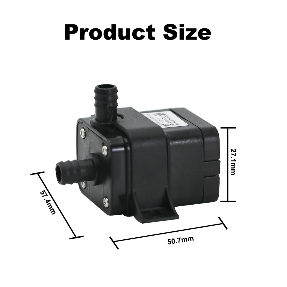 DC Brushless Mini Water Pump 12V DC 240L/H Aquarium Fish Tank Fountain Circulating water pump aquarium water pump fish tank pump
