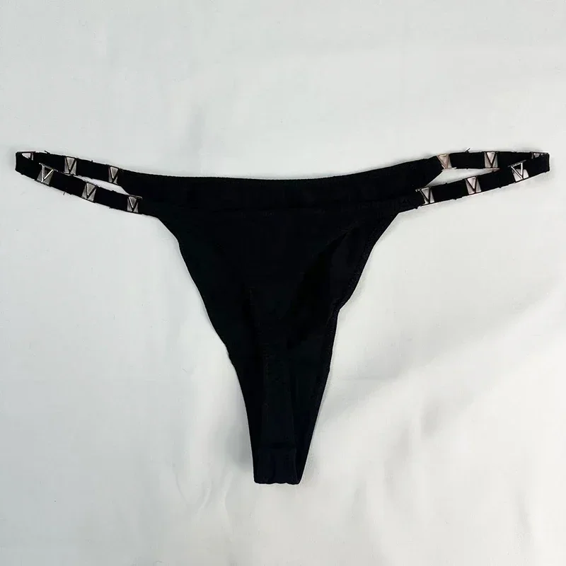 2024 New Women's Sexy VS Thong V-Chain Shaping Breathable Soft Comfortable Women's Underwear Panties