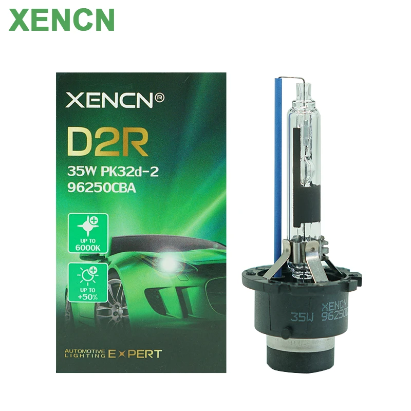 

XENCN OEM D2R Xenon HID Car Head Lamp 35W 6000K Cool White Light +50% Brightr Original Bulbs P32D-3 Autos Xenon Headlight, 1Pcs