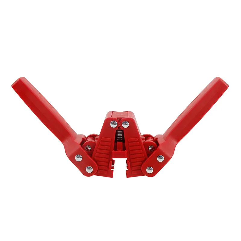 Red Twin Lever Hand Bottle Capper HighStrength Nylon For Standard 26mm