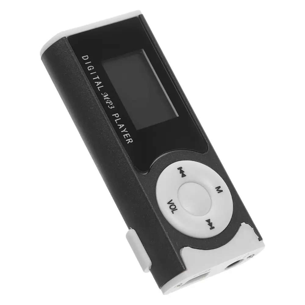 무손실 음질 휴대용 미니 MP3 플레이어 LCD 화면 카드 슬롯 USB MP3 음악 플레이어 메탈 클립 슬림 학생용 워크맨
