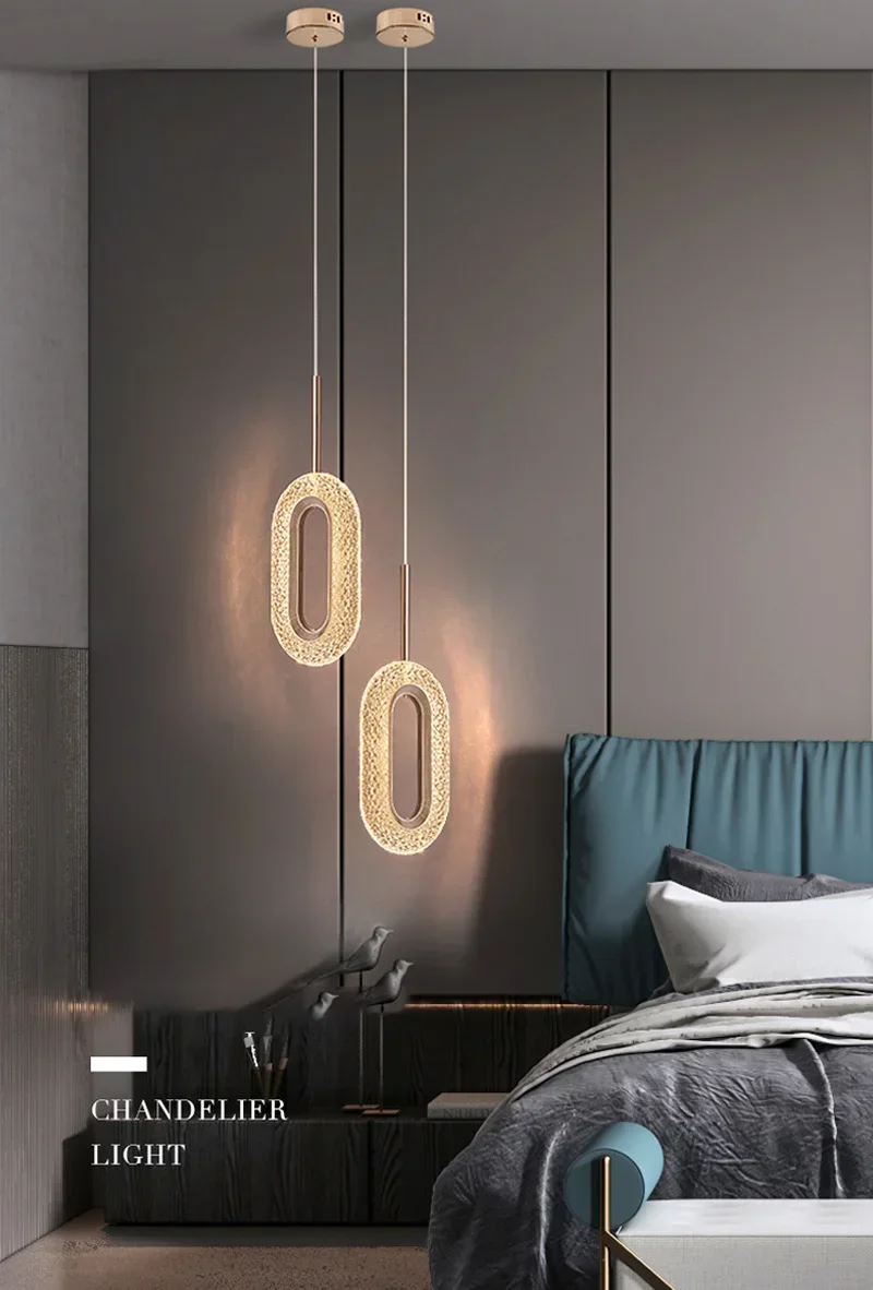 Description Picture 2 of itemModest Ceiling Lamps Lustre Kitchen Dining Table Crystal Chandelier Living Room Staircase Led Lights Wedding Decorations Items