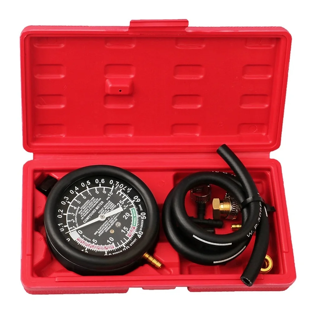 멀티 어댑터 압력 게이지 키트 진단 도구 촉매 변환기 역압 게이지 다용도 차량 호환성