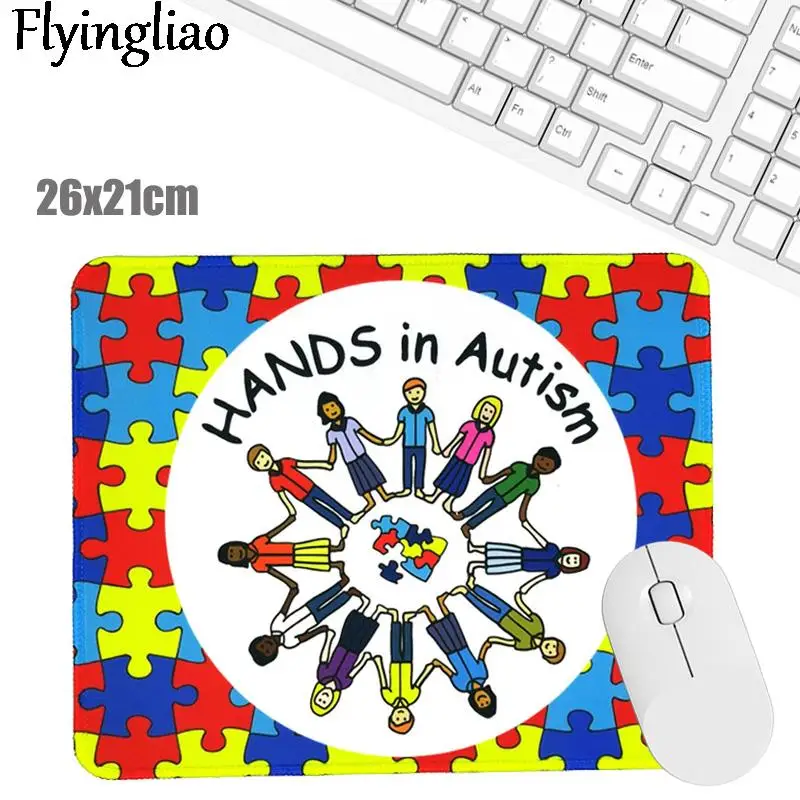 Autism Awareness Cute desk pad mouse pad laptop mouse pad keyboard desktop protector school office supplies